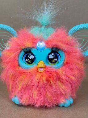 Hasbro Furby Coral Interactive Plush Toy (2023 Release) - Voice Activated, WORKS